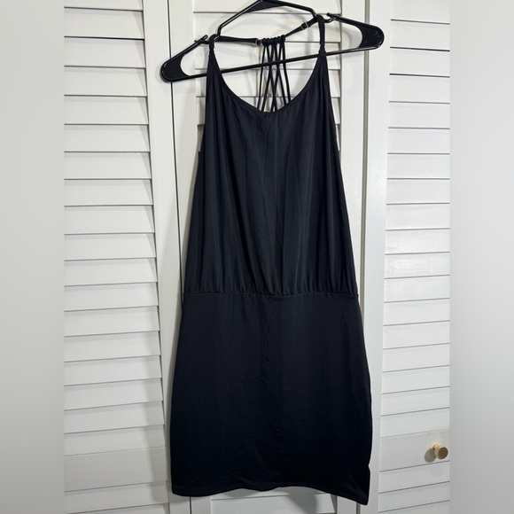 Athleta Aqualuxe Swim Black Dress Size Small - Picture 5 of 7